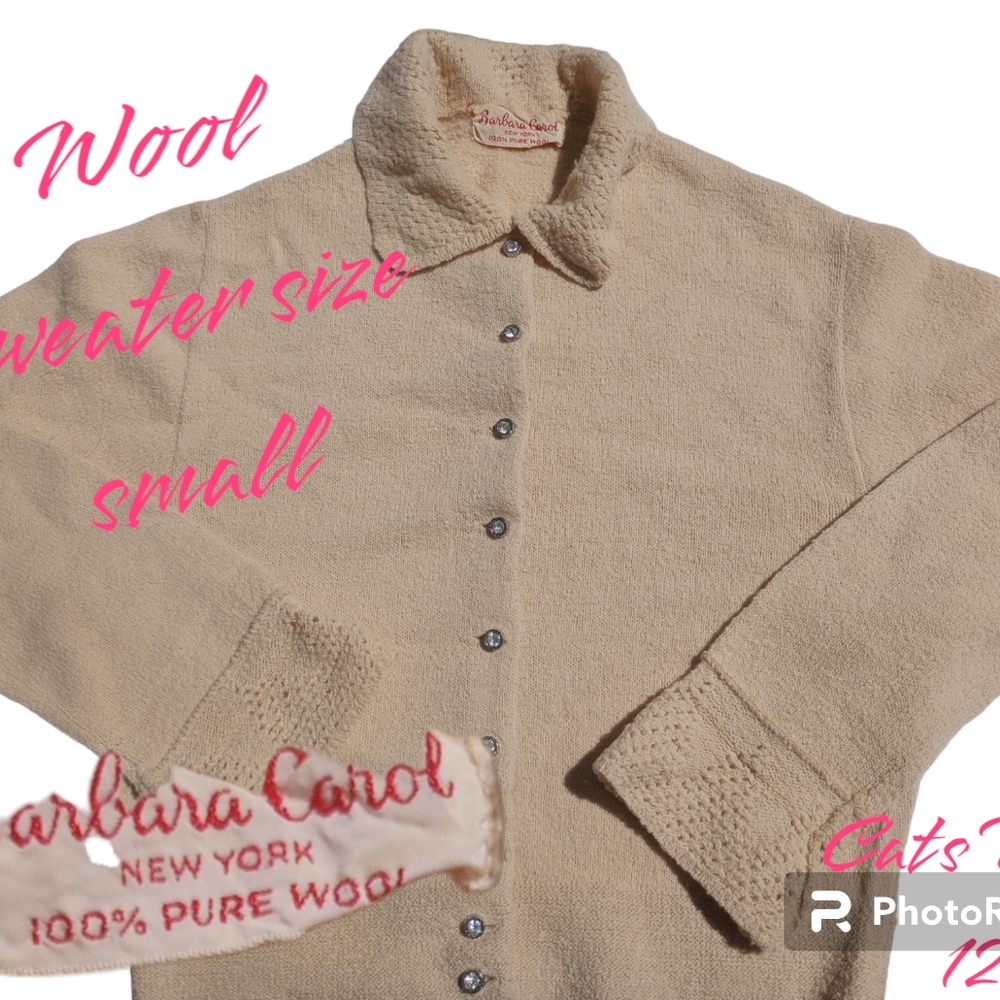 Vintage Barbra Carol sweater